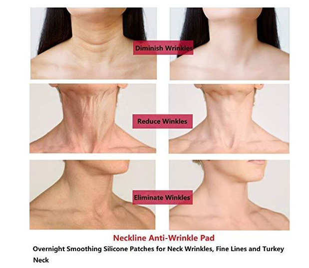 Prevent Wrinkles with Silicone Neck Patch