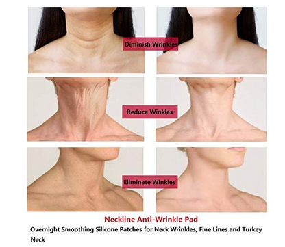 Prevent Wrinkles with Silicone Neck Patch