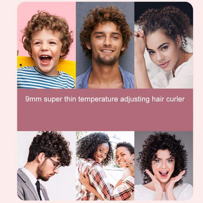 Professional LCD Display 9mm Curling Iron