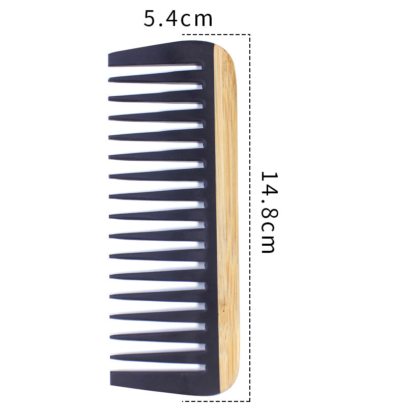 Anti-Static Bamboo Hair Comb for Women - Wooden Design