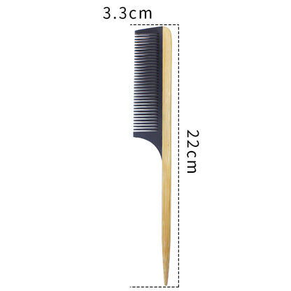 Anti-Static Bamboo Hair Comb for Women - Wooden Design