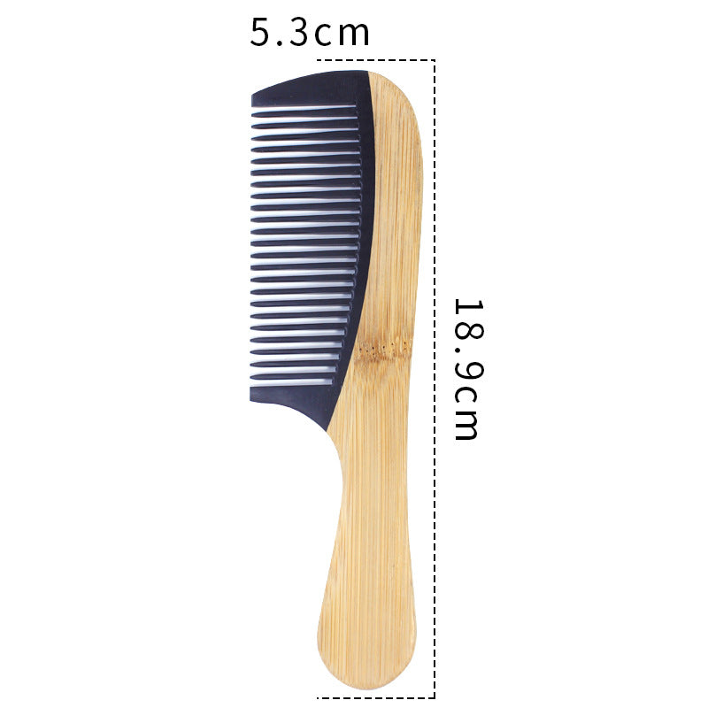 Anti-Static Bamboo Hair Comb for Women - Wooden Design