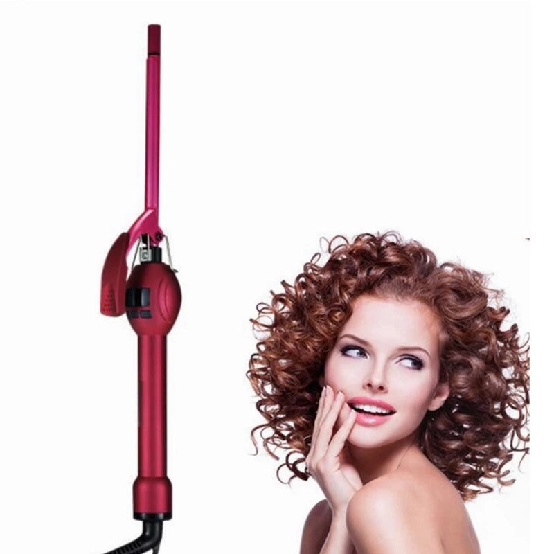 Professional LCD Display 9mm Curling Iron