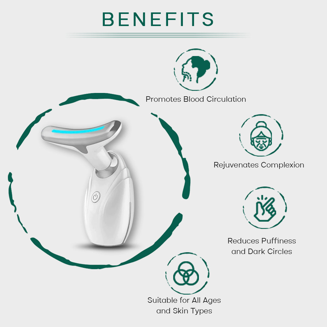Unique Neck & Face Lifting LED Therapy Device