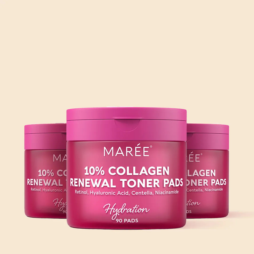 Reduce Fine Lines and Wrinkles Collagen & Retinol Toner Pads